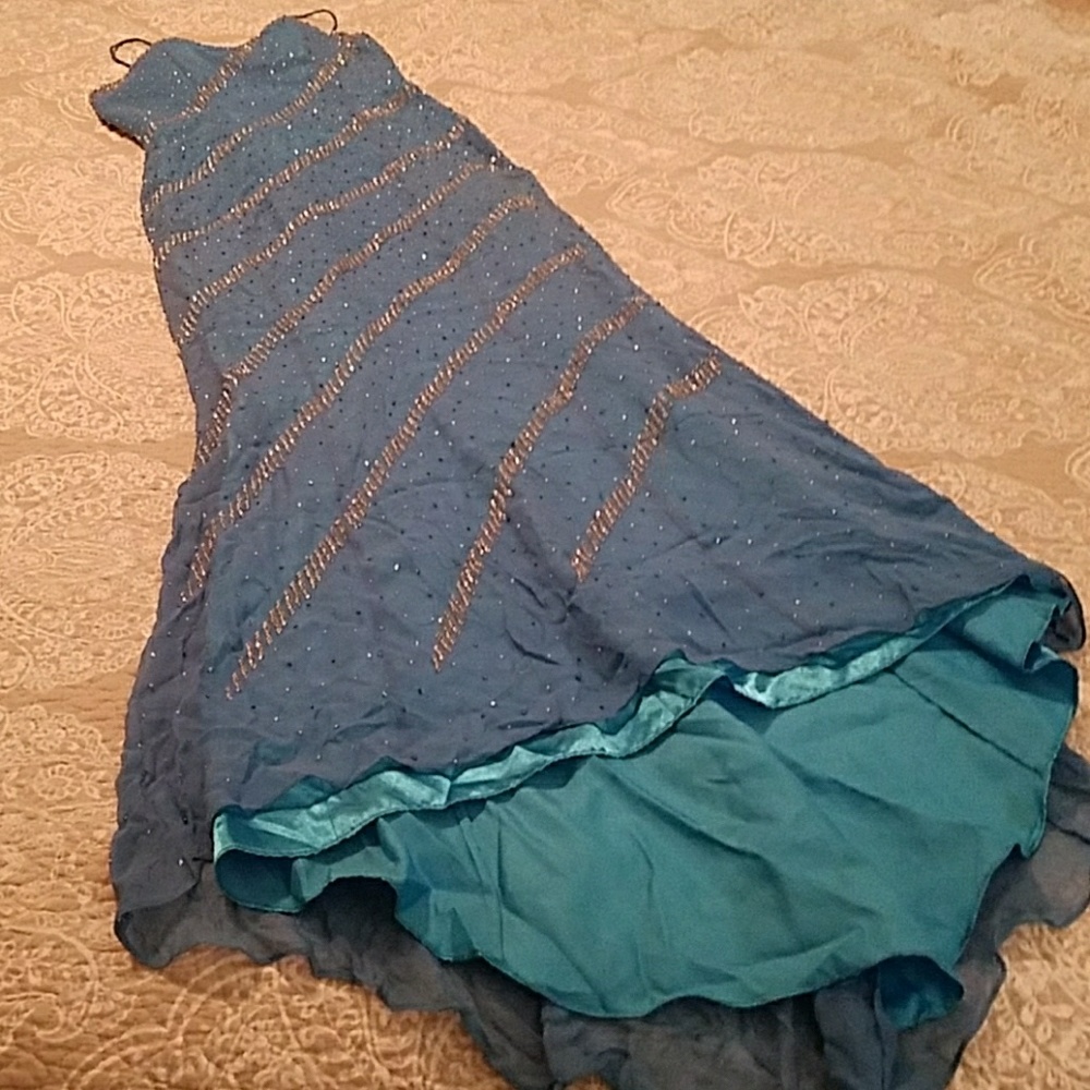 Hand Beaded Prom Dress